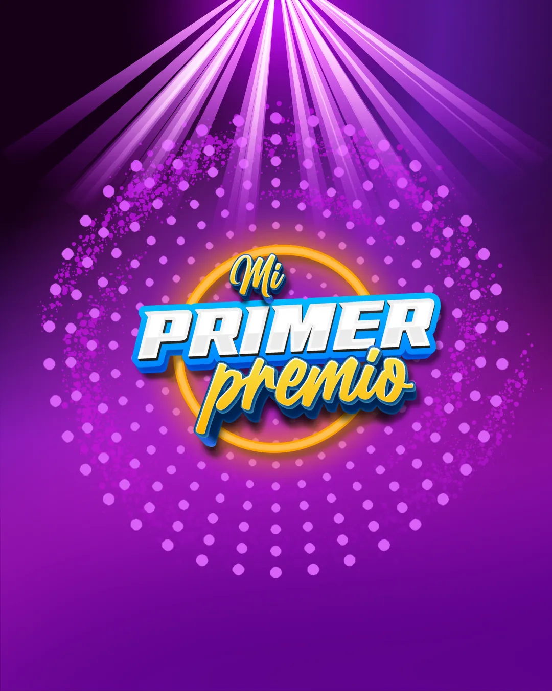 El logo de Mi Primer Premio esperando la foto del primer ganador